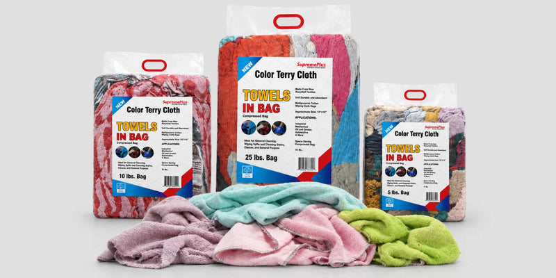 Color Cotton Terry Towel (New)