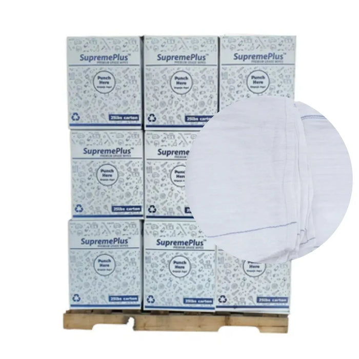 New Herringbone Kitchen Towels - 675 lbs. Pallet - 27 x 25 lbs. Boxes - Wiping Hub