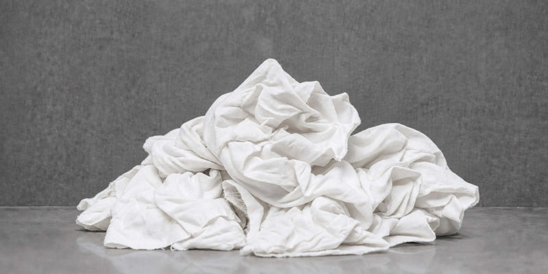 White T-Shirt Rags (Medium Weight)