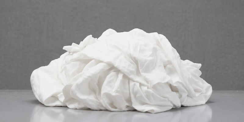 White Cotton Flannel Cleaning Rags (New)