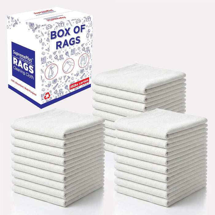New White Heavyweight Cotton Rags