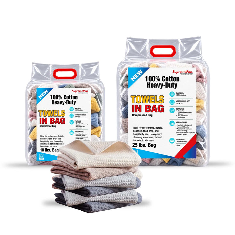 Cotton Rags (100% Heavy-Duty Cleaning Towel New)