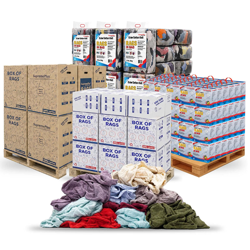 T-Shirt Rags, Color Cotton Cleaning Rags | New Washcloth