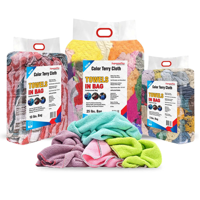 Color Cotton Terry Towel (New)