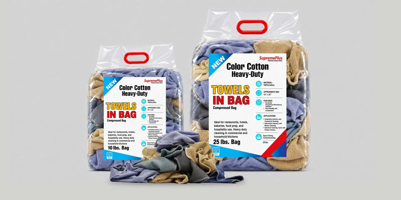 Color Cotton Cleaning Rags (Thermal Heavy-Duty Cloth New)