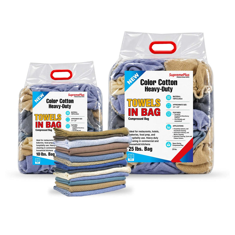 Color Cotton Cleaning Rags (Thermal Heavy-Duty Cloth New)