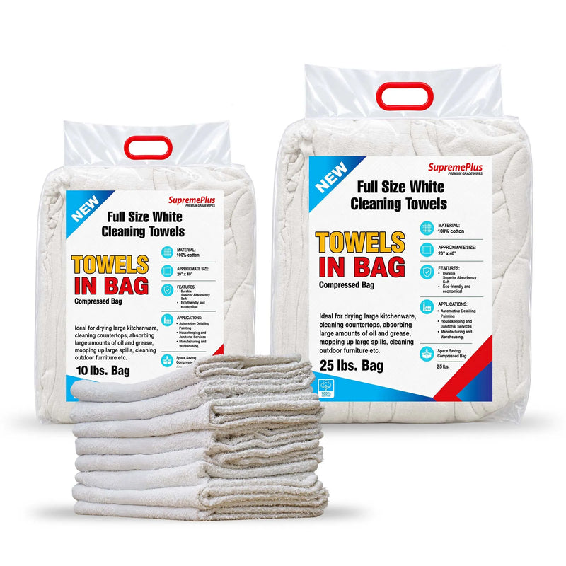 White Cotton Terry Cloth Towels | Wholesale & Affordable Prices