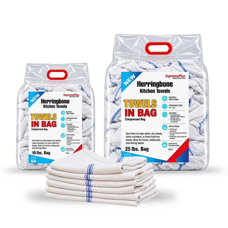 Herringbone Kitchen Towel (Heavy Duty Cleaning Towels New)