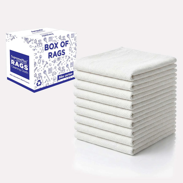 New White Heavyweight Cotton Rags