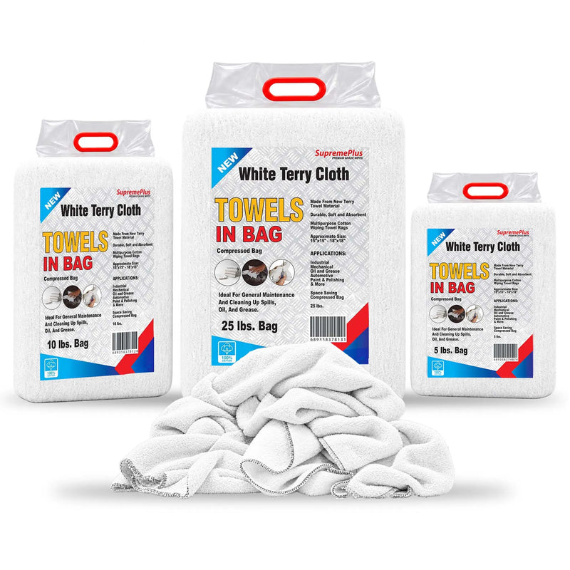 White Terry Cloth Towels (New)