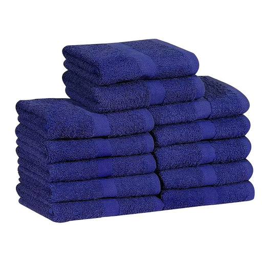 Premium Blue Bath Towels - 24" x 50" - Wiping Hub