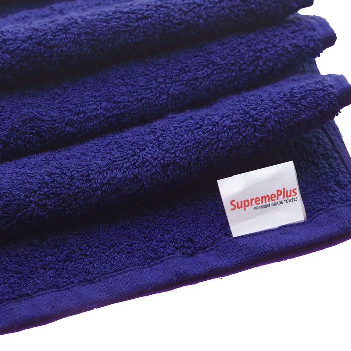Premium Blue Terry Bath Towels 24x50