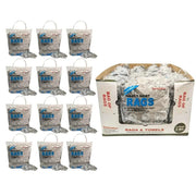 Recycled Gray Knit T-Shirt Cleaning Rags - 2 lbs. Bag - Pack of 12 - Wiping Hub