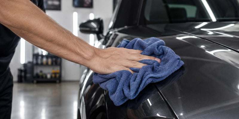 Reclaimed Blue Huck Surgical Towels