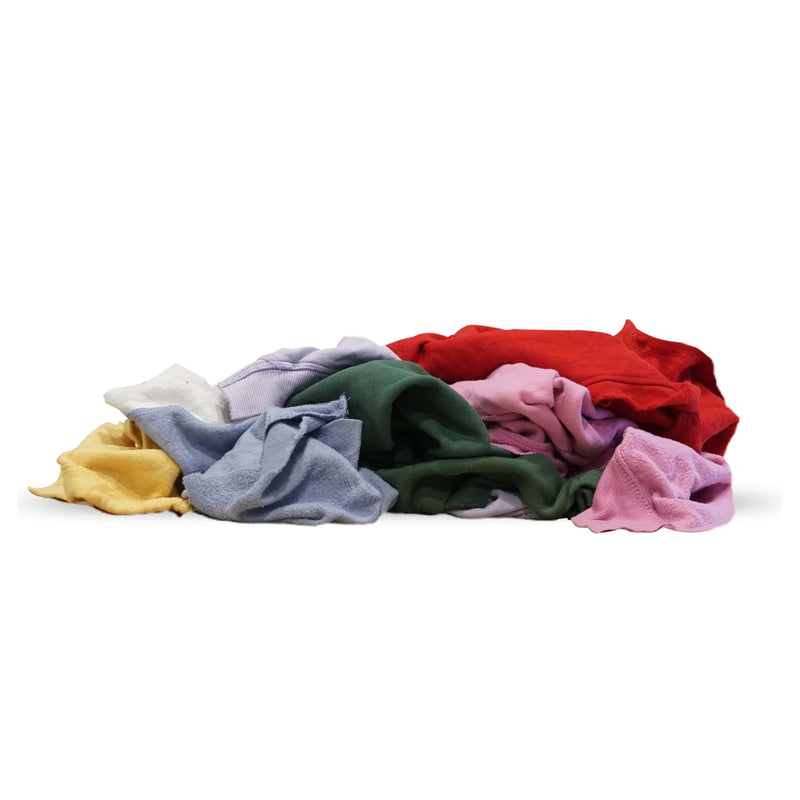 Color Cotton Sweatshirt Fleece Rags | Recycled Automotive Rags