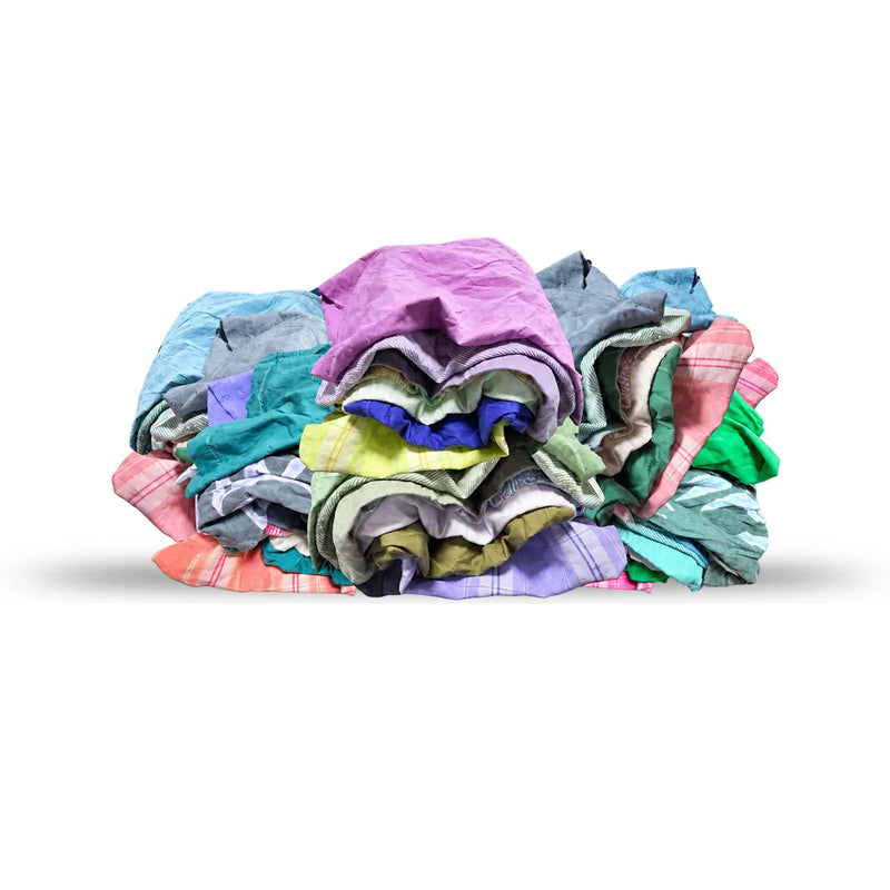 Color Linen Cleaning Rags | Recycled Industrial Rags