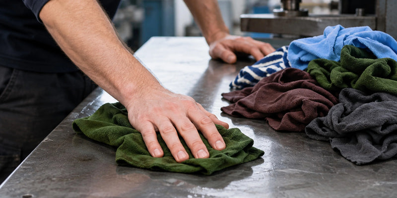Recycled Color Cotton Sweatshirt Fleece Rags