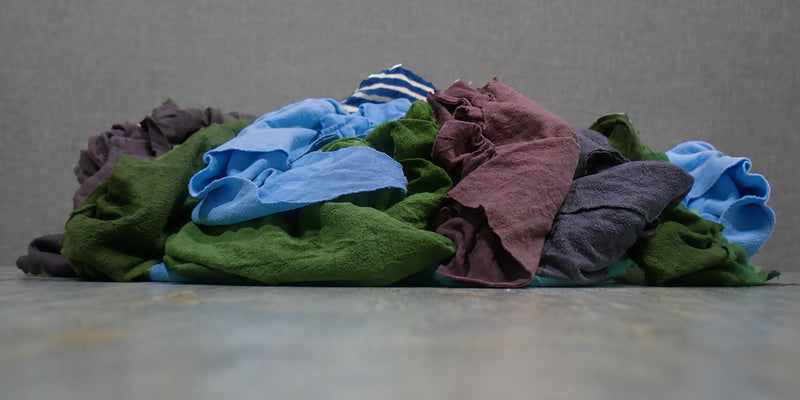 Recycled Color Cotton Sweatshirt Fleece Rags
