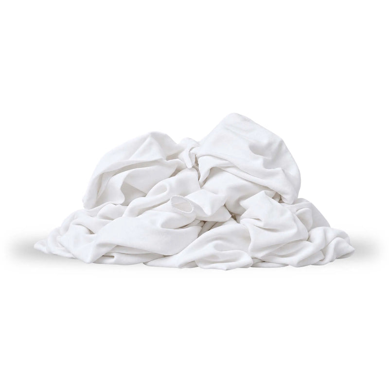 White Flannel Polishing Rags | Recycled Cleaning Cloth