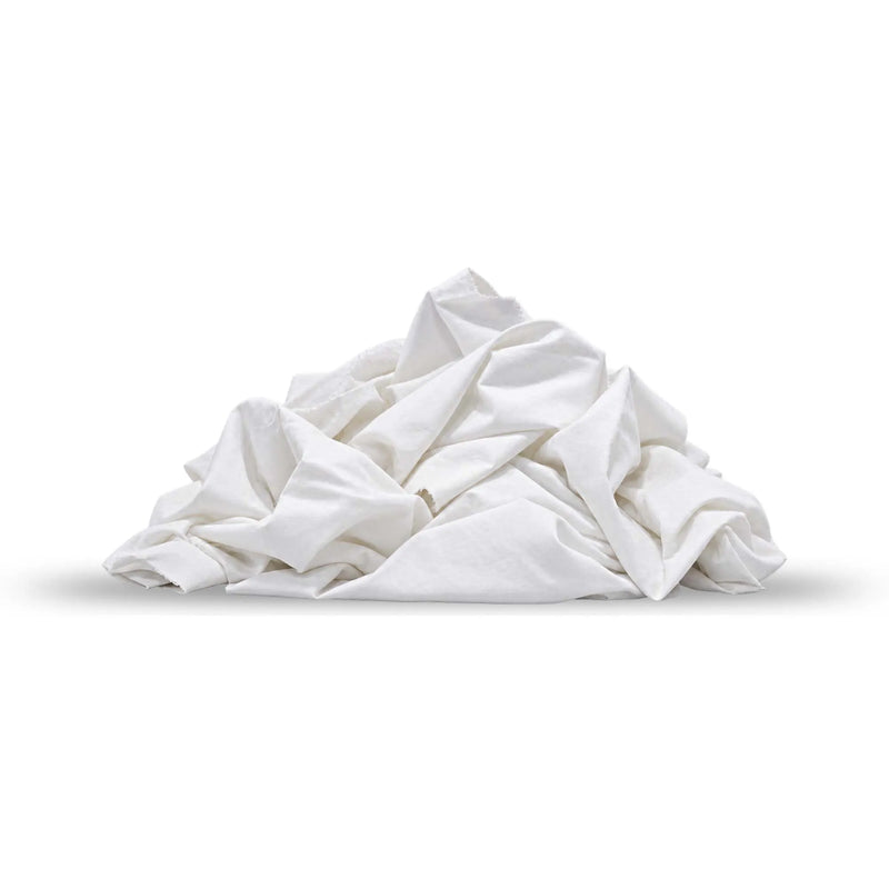 White Cotton Sheeting Rags | Recycled Cleaning Cloth