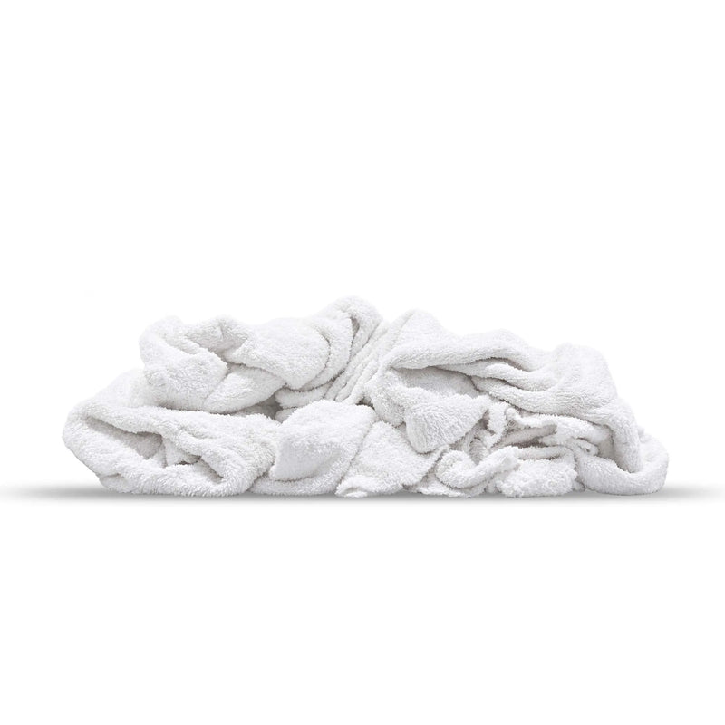 White Terry Towel | Recycled Cleaning Cloth Wholesale
