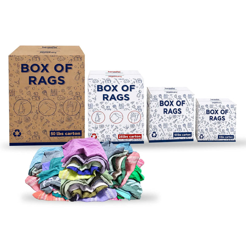 Color Linen Cleaning Rags | Recycled Industrial Rags