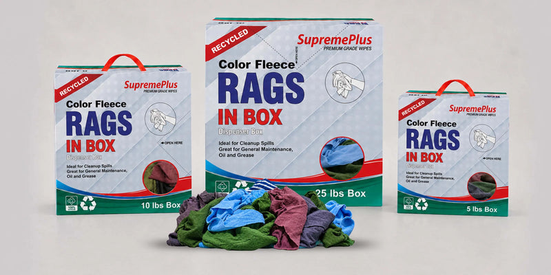 Recycled Color Cotton Sweatshirt Fleece Rags