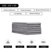 Multi-Color Microfiber Hand Towels - 24"x16" - Wiping Hub