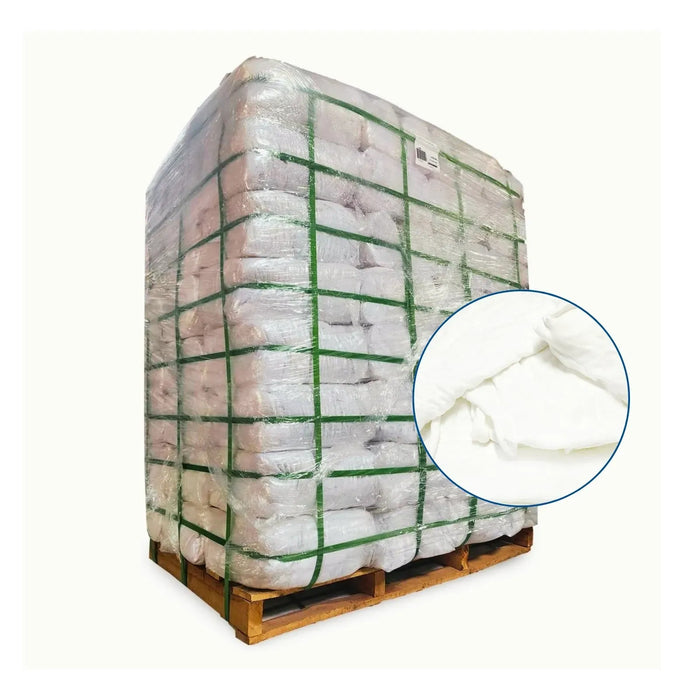 White Knit T-Shirt Wiping Rags - Wiping Hub