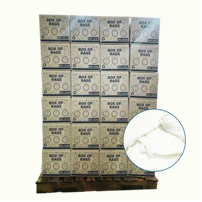 White Knit T-Shirt Wiping Rags - Wiping Hub