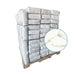Recycled White Knit T-Shirt Cleaning Rags - 960 lbs. Pallet - 96 x 10 lbs. Bags - Wiping Hub