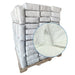 Recycled White Sheeting Cleaning Rags - 800 lbs. Pallet - 160 x 5 lbs. Bags - Wiping Hub