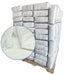 Recycled White Sheeting Cleaning Rags - 960 lbs. Pallet - 96 x 10 lbs. Bags - Wiping Hub