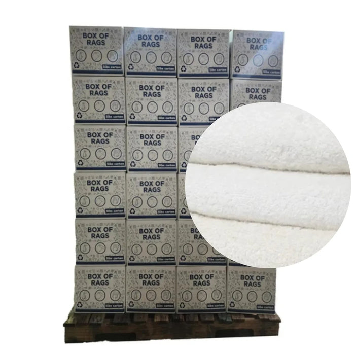 White Half Towels 20x20 - Wiping Hub