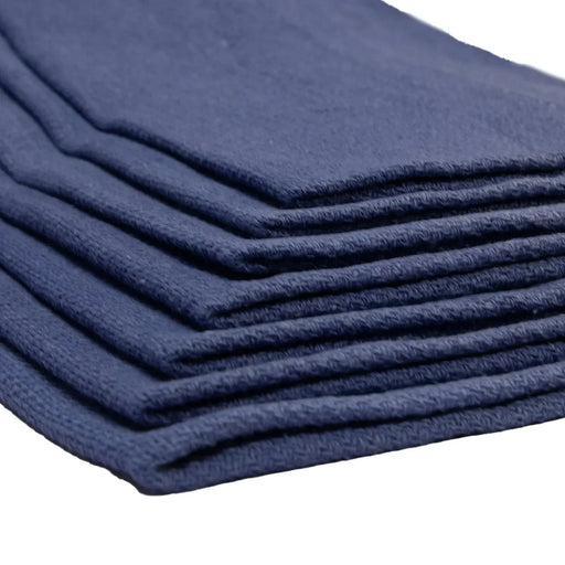 Premium Blue Huck Towels - 15" x 27" - Wiping Hub
