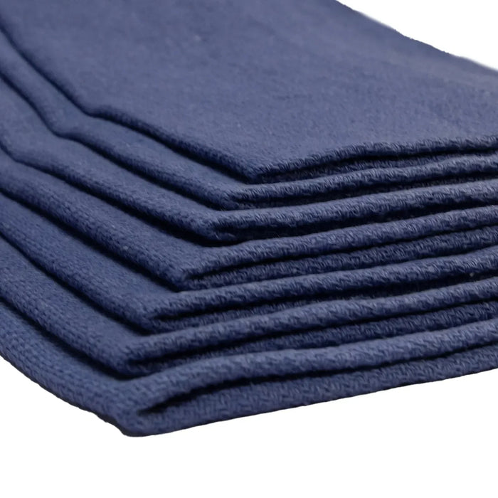 Premium Blue Huck Towels - 15" x 27" - Wiping Hub
