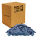 Recycled Blue Huck Cleaning Towels - 50 lbs. Box - Wiping Hub