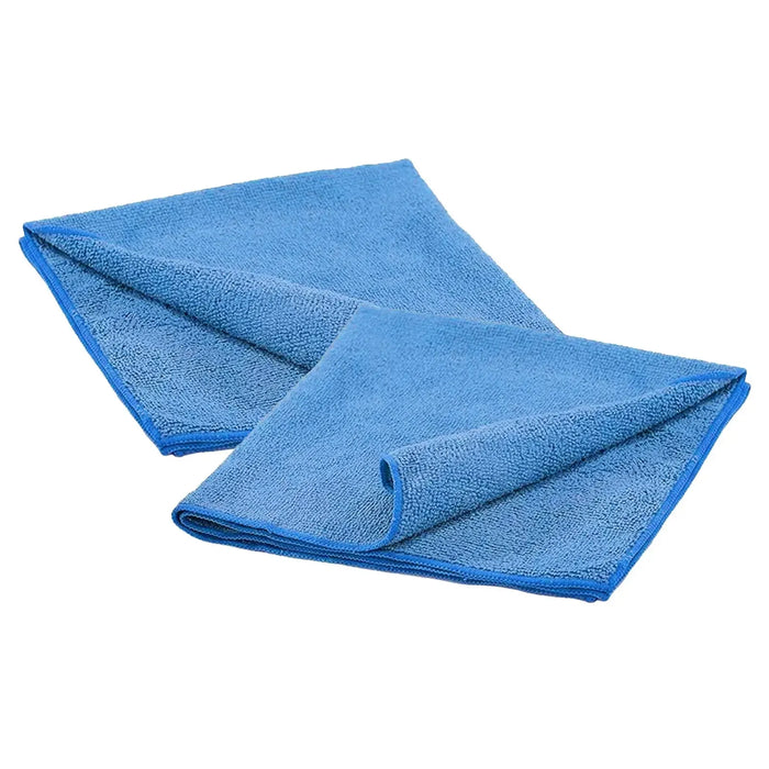 Color Microfiber Towels - Blue - 16" x 16" - 36 Counts
