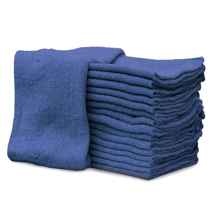 Blue Shop Towels - 13 x 14 - Rolls & Boxes Buy Wholesale - Wiping Hub