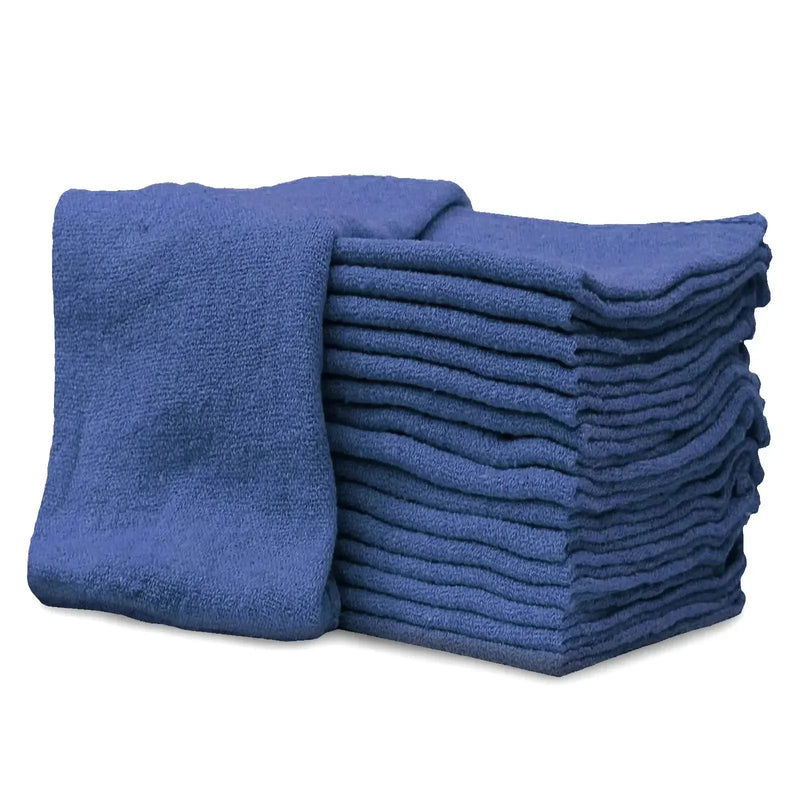 Premium Blue Shop Towels - 13" x 14" - Wiping Hub