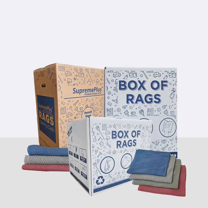 New Multi-Color Heavyweight Thermal Rags - Wiping Hub