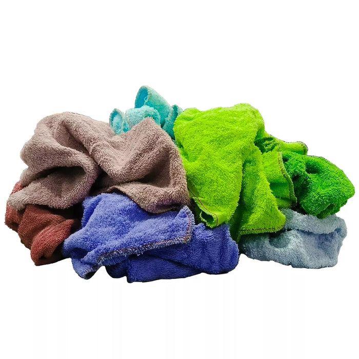 New Color Terry Towel Cleaning Rags - Bulk Buy