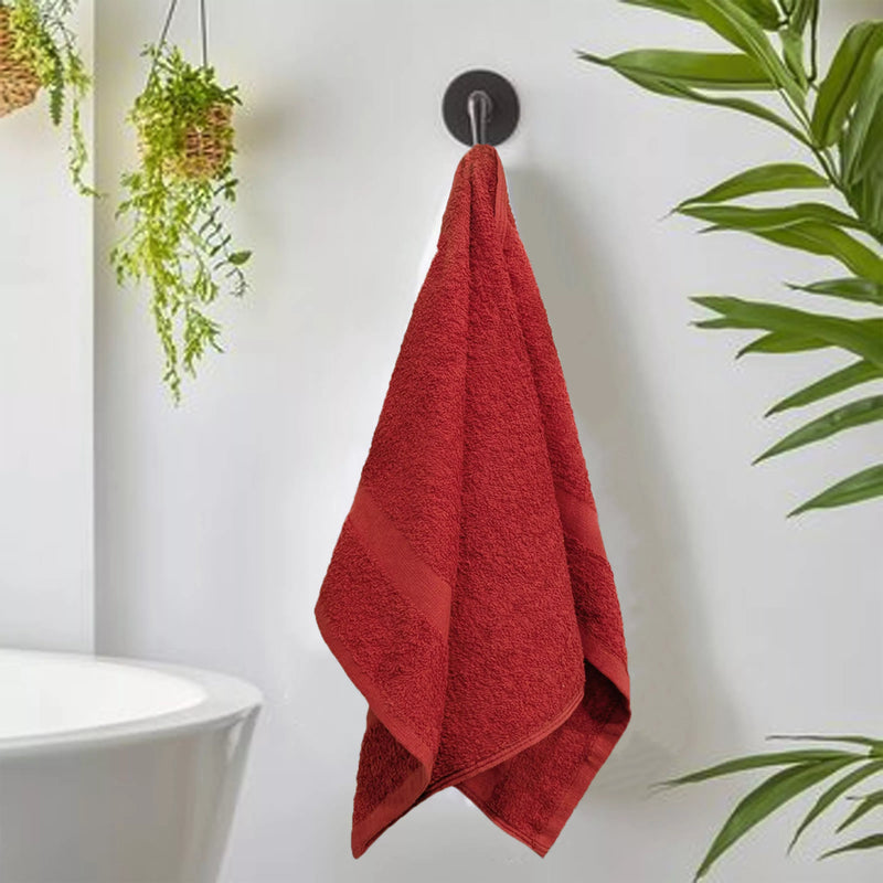 Premium Red Hand Towels - 16" x 27"