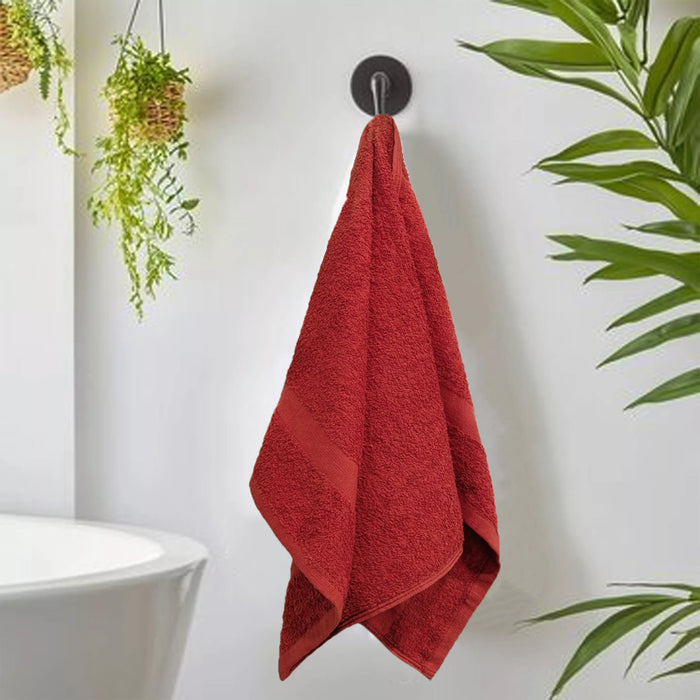 Premium Red Hand Towels - 16" x 27"
