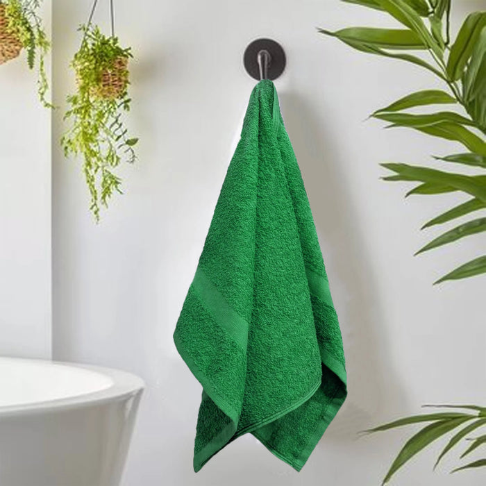 Premium Green Hand Towels - 16" x 27"