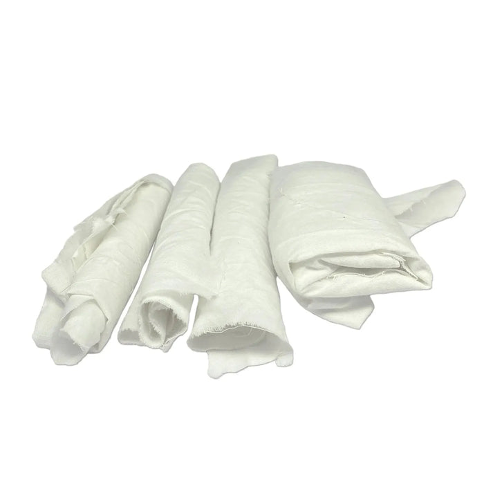 White Sheeting Rags - 1000 lbs. Pallet - 40 x 25 lbs. Bags