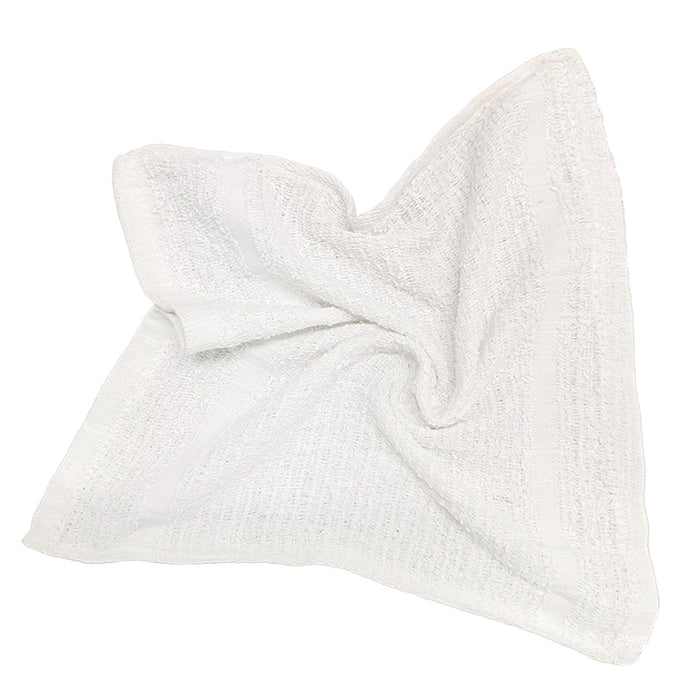 Premium White Heavyweight Wash Cloth Towels - 12" x 12"