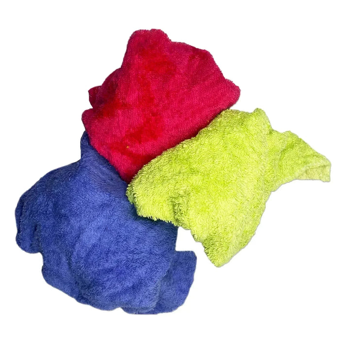 New Color Terry Towel Cleaning Rags - Bulk Buy - Wiping Hub