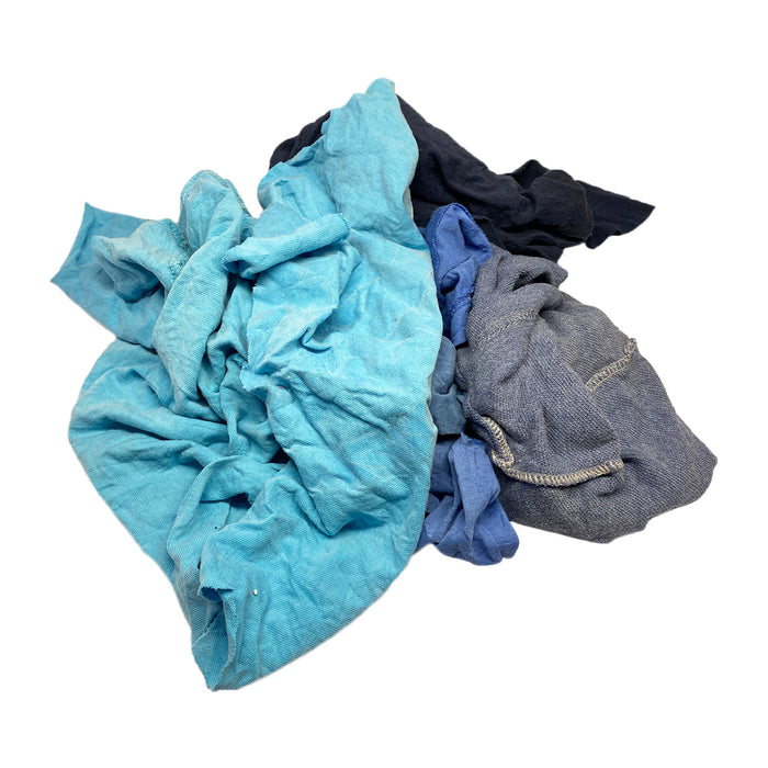 Color Knit T-Shirt Rags 2 lbs. Bag Pack of 12