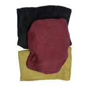 Recycled Color Sweatshirt Cleaning Rags 600 lbs. Pallet - 12 x 50 lbs. Boxes - Wiping Hub